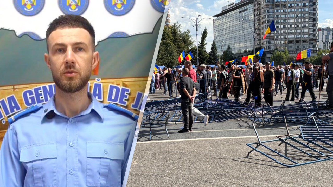 Jandarmii investighează violențele de la protestul din Piața Victoriei. Au fost reținute 6 persoane