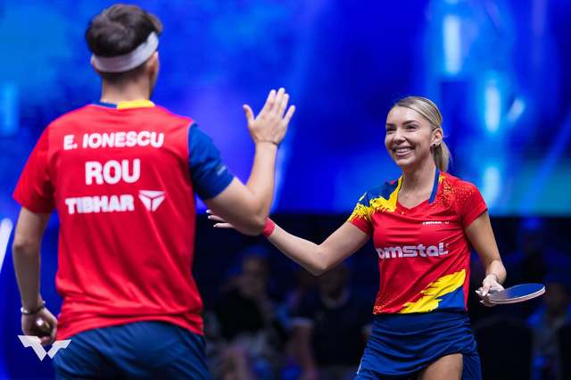 Eduard Ionescu și Bernadette Szocs se califică în sferturile de finală la Campionatul European de tenis de masă