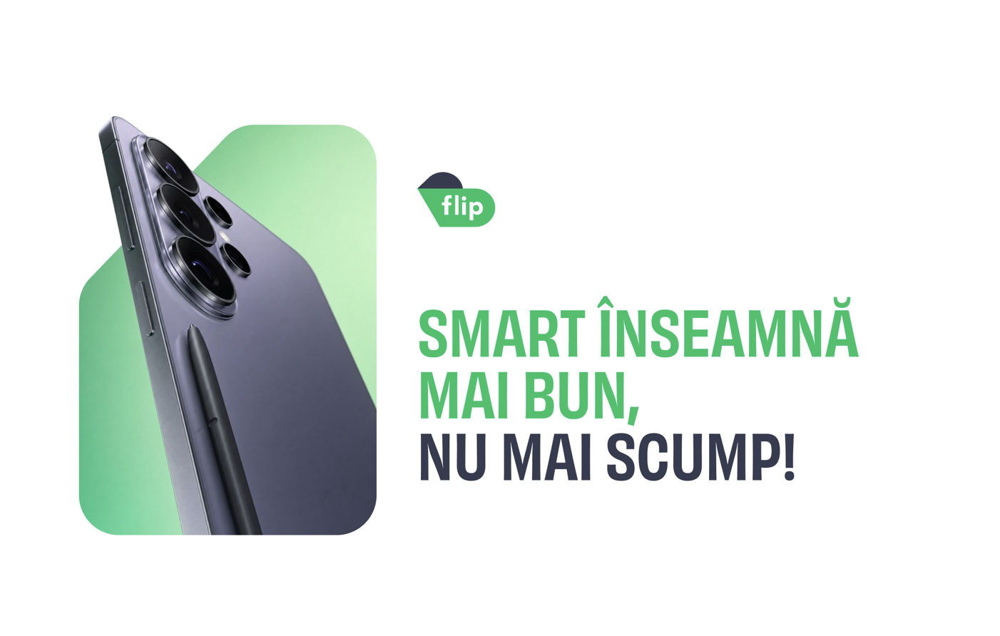 Campania Flip.ro promovează utilizarea telefoanelor recondiționate pentru un upgrade mai economic